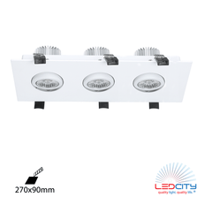 DL31 LED Downlight (Triple / 30W)